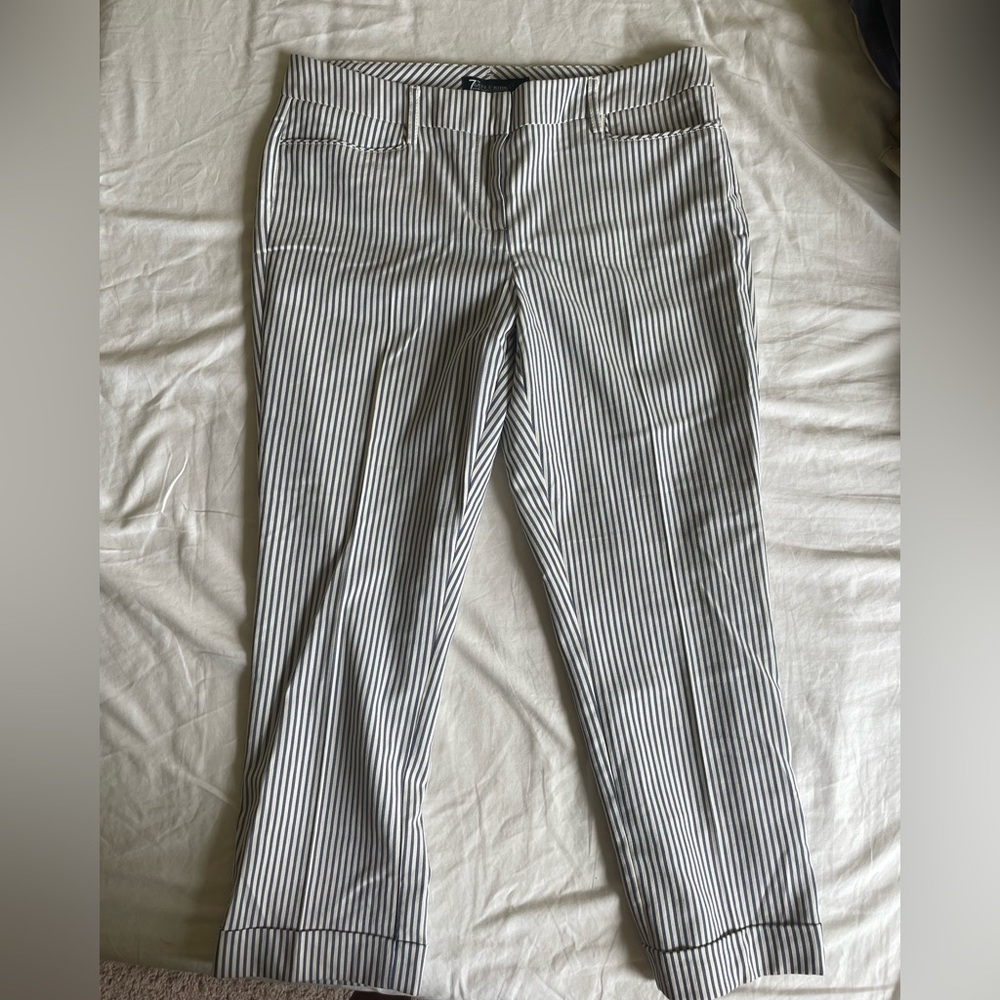 striped trousers